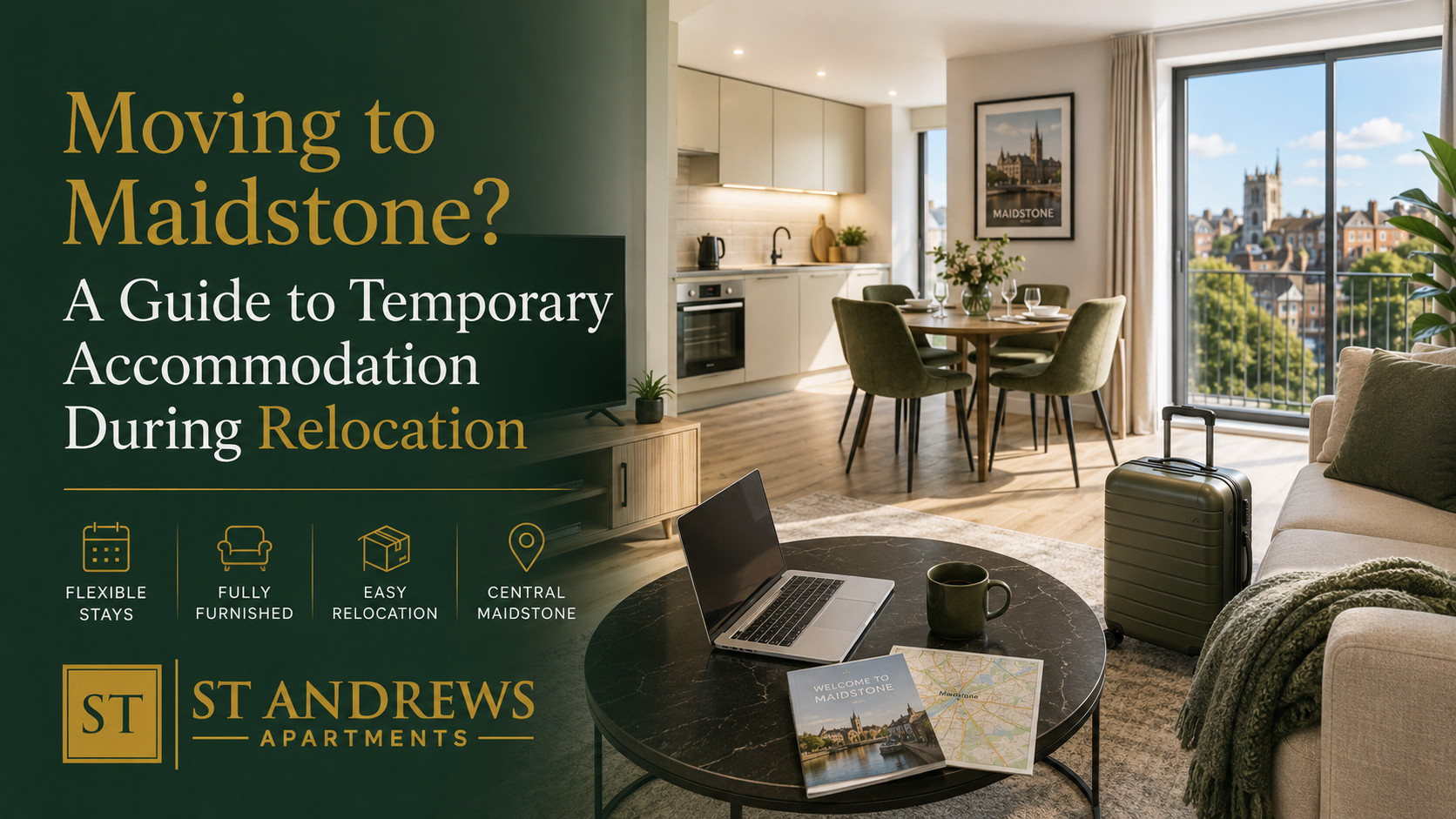 Moving to Maidstone? A Guide to Temporary Accommodation During Relocation